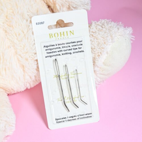 lenktos adatos žaislams, bohin curved needles