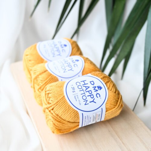 DMC "Happy Cotton" siūlai nėrimui (geltona) 794