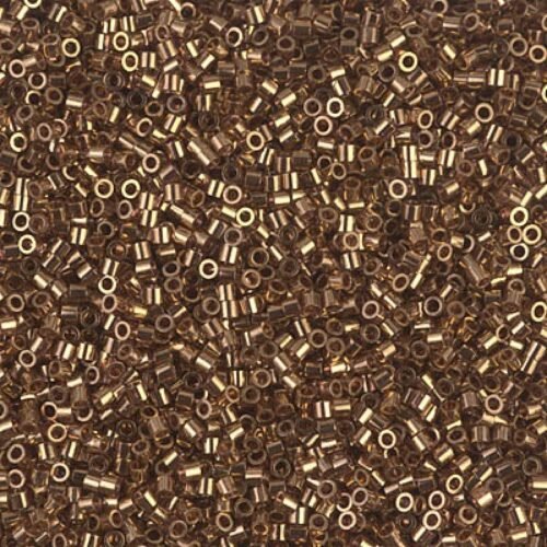 Miyuki Delica 15/0 Metallic Lt. Bronze DBS0022L (ruda)