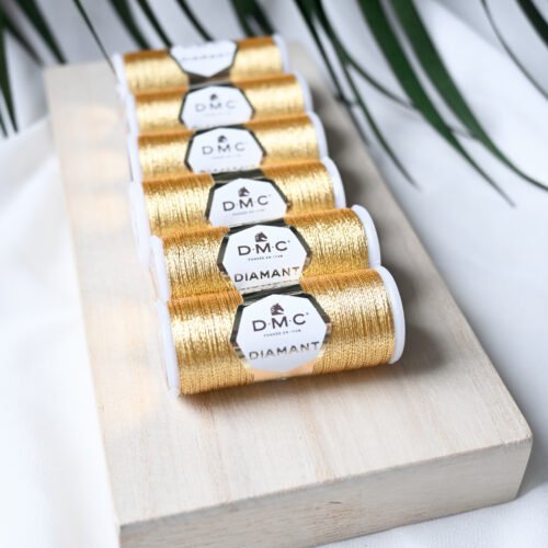DMC Diamant metalizuoti siūlai siuvinėjimui (auksas) D3821