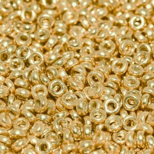 Miyuki Spacer Bead 2,2x1m Duracoat Galvanized Gold (auksinė) SPR4202