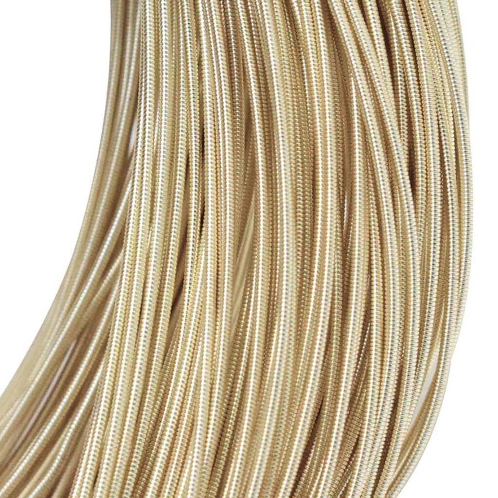 Kieta kanitelė 1 mm 10 g 8100 (šviesiai auksinė)