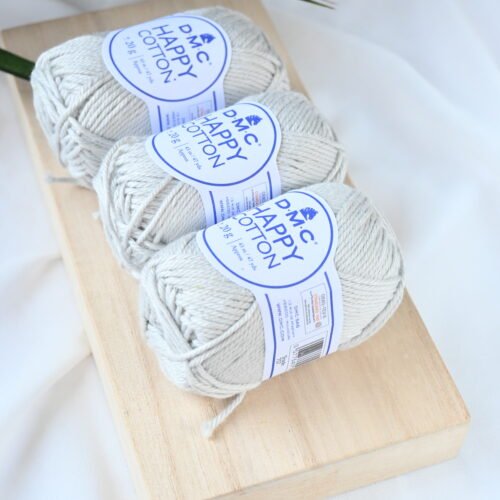 DMC „Happy Cotton“ siūlai nėrimui (pilka) 757